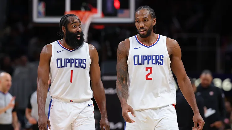 James Harden y Kawhi Leonard en Los Angeles Clippers