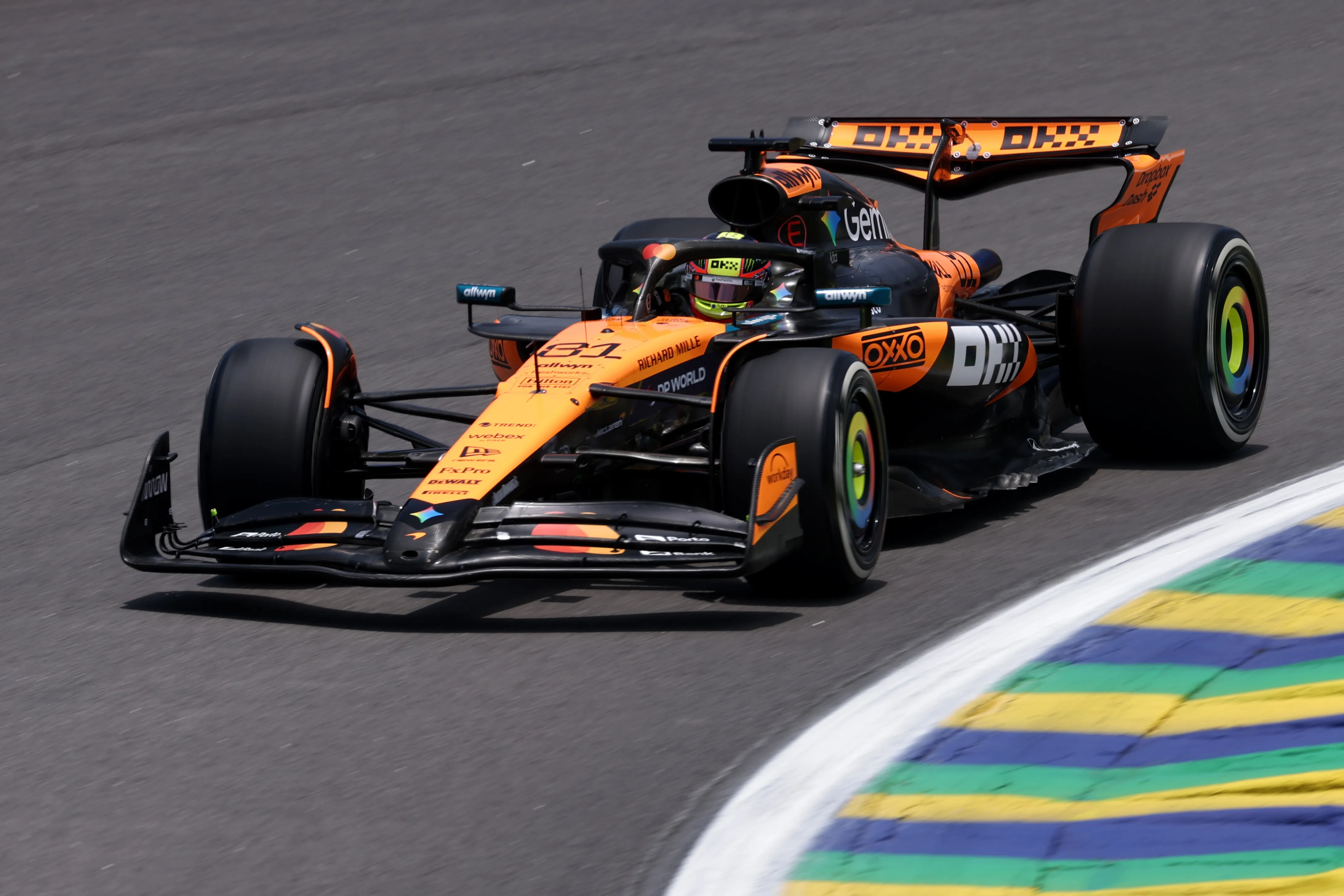 Oscar Piastri en Interlagos (GETTY IMAGES)