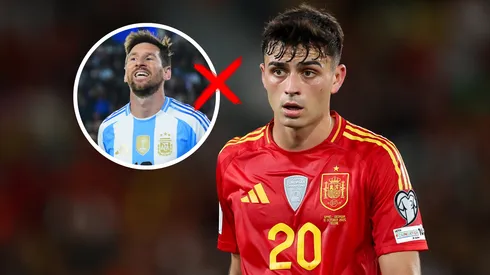 Pedri dejó de lado a Messi y Argentina.