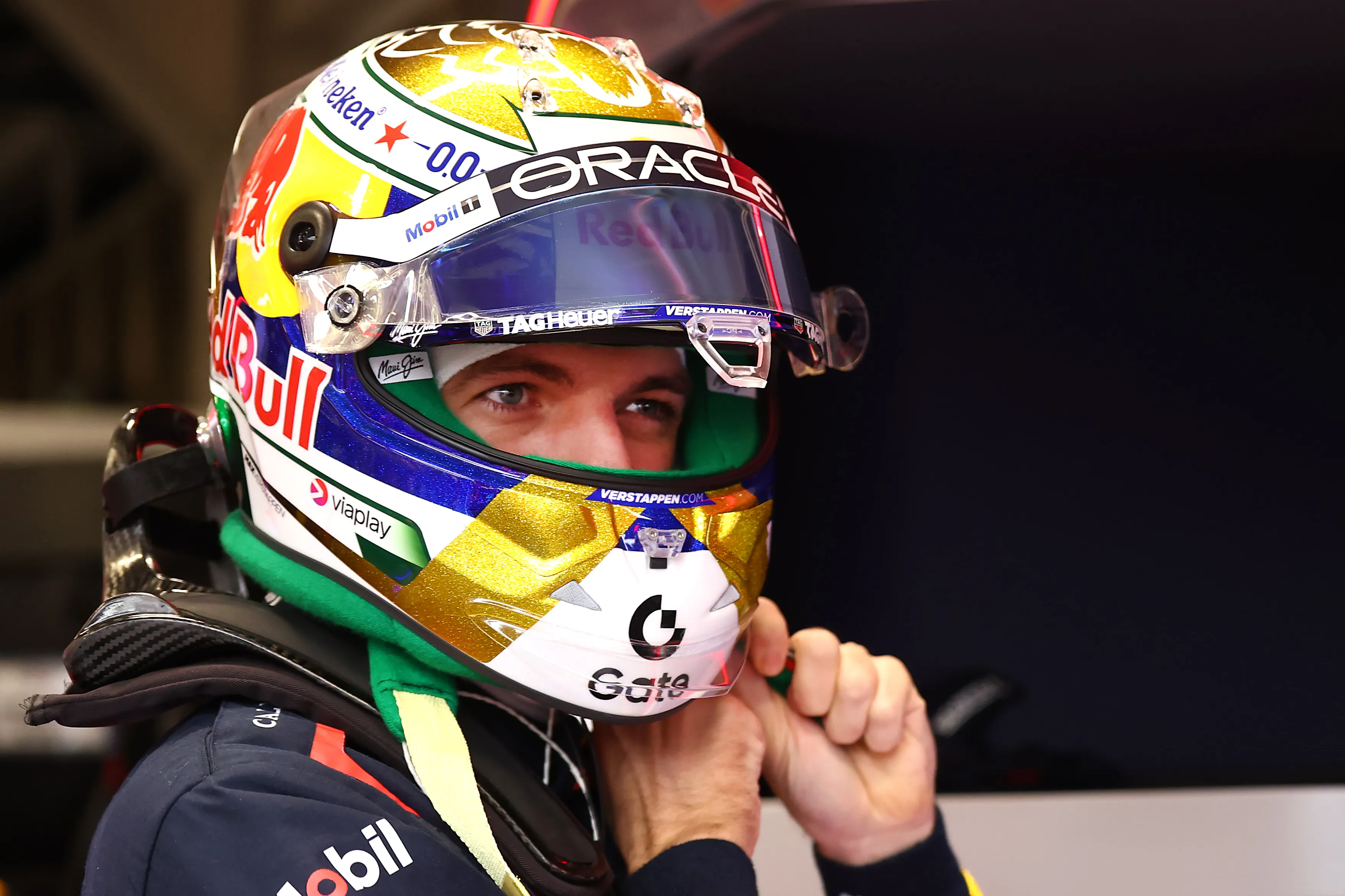 Max Verstappen en el Gran Premio de Brasil 2025 (GETTY IMAGES)