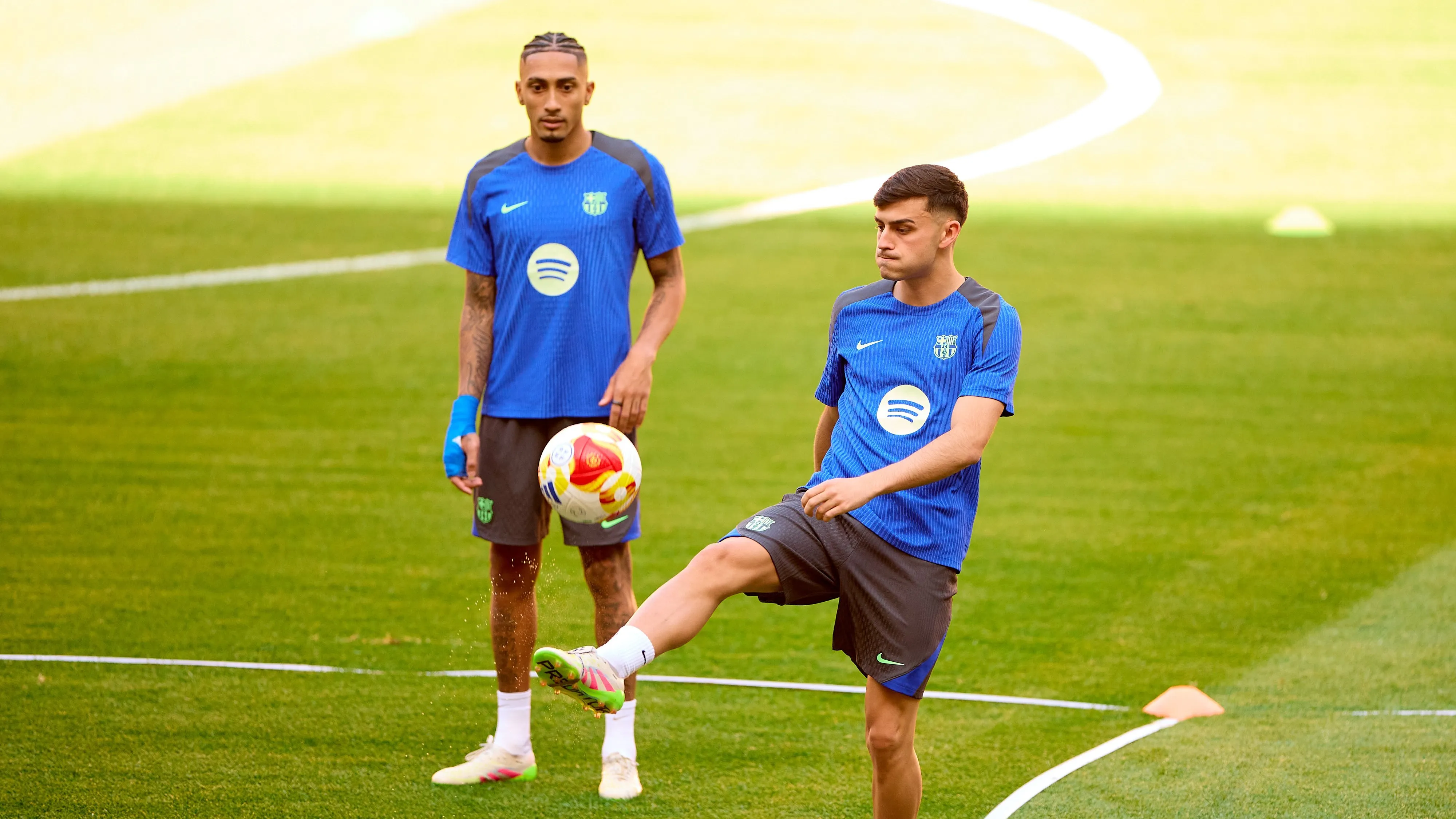 Raphinha y Pedri, a recuperarse de sus lesiones [Foto: Getty]