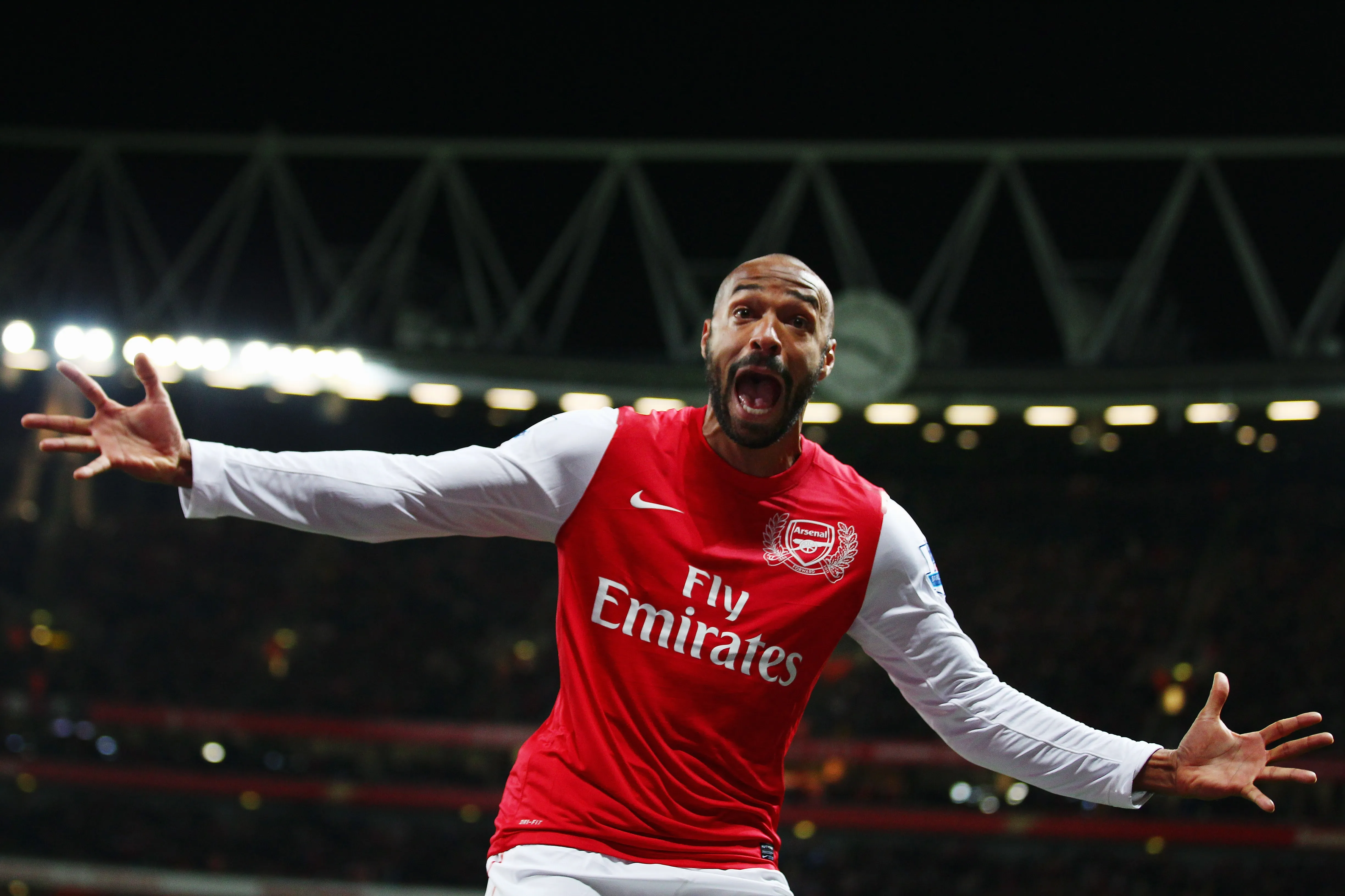 Thierry Henry en su vuelta al Arsenal (GETTY IMAGES)