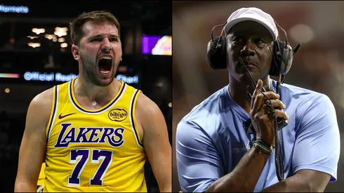 Luka Doncic hizo reaccionar a Michael Jordan con una jugada en Lakers.