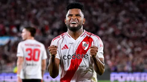 Miguel Borja vive sus últimos días en River.