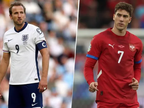 Las alineaciones de Inglaterra vs. Serbia por las Eliminatorias UEFA