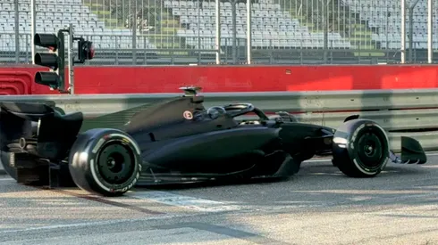 Checo Pérez se subió nuevamente a un coche de F1