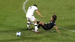 Carrasquilla casi lesiona a otro jugador pero en selección.