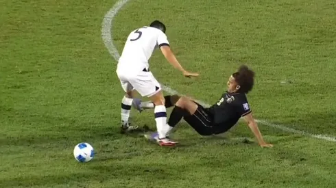 Carrasquilla casi lesiona a otro jugador pero en selección.