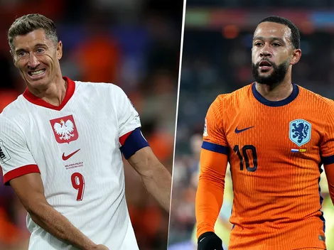 Las alineaciones de Polonia vs. Países Bajos