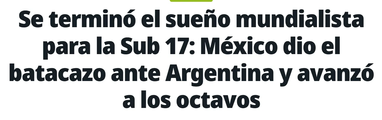 Así tituló el Diario Olé (Diario Olé)