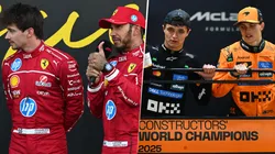 Pilotos de Ferrari y McLaren en la temporada 2025 de la F1