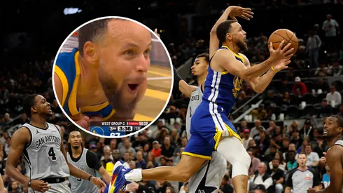 Stephen Curry brilló en la victoria de los Warriors ante San Antonio Spurs