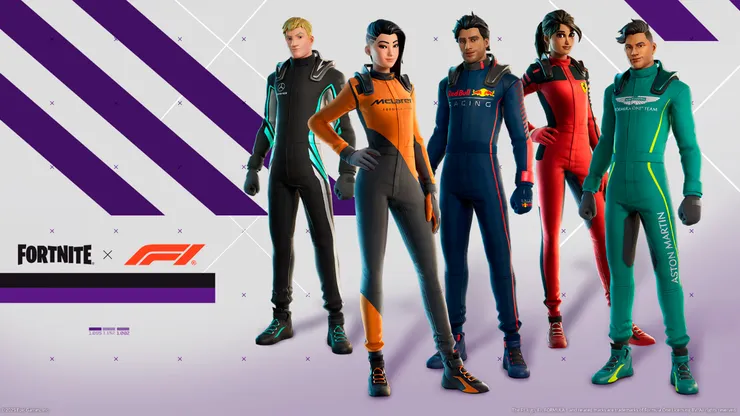 Fortnite confirmó su colaboración con la Fórmula 1