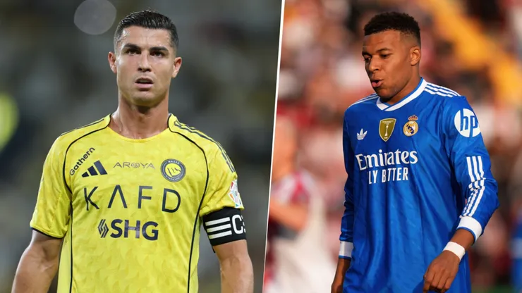Cristiano Ronaldo vs. Kylian Mbappé: dinero acumulado en 2025.