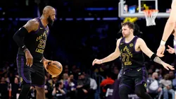 Luka Doncic reacciona al récord de LeBron James.