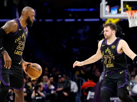 Así reaccionó Doncic cuando LeBron se convirtió en el jugador con más temporadas en la NBA