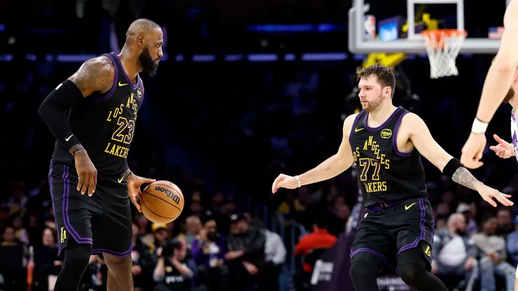 Luka Doncic reacciona al récord de LeBron James.