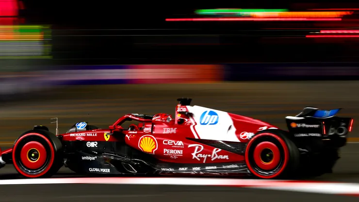 Charles Leclerc fue el más rápido en la primera Práctica Libre del GP de Las Vegas.