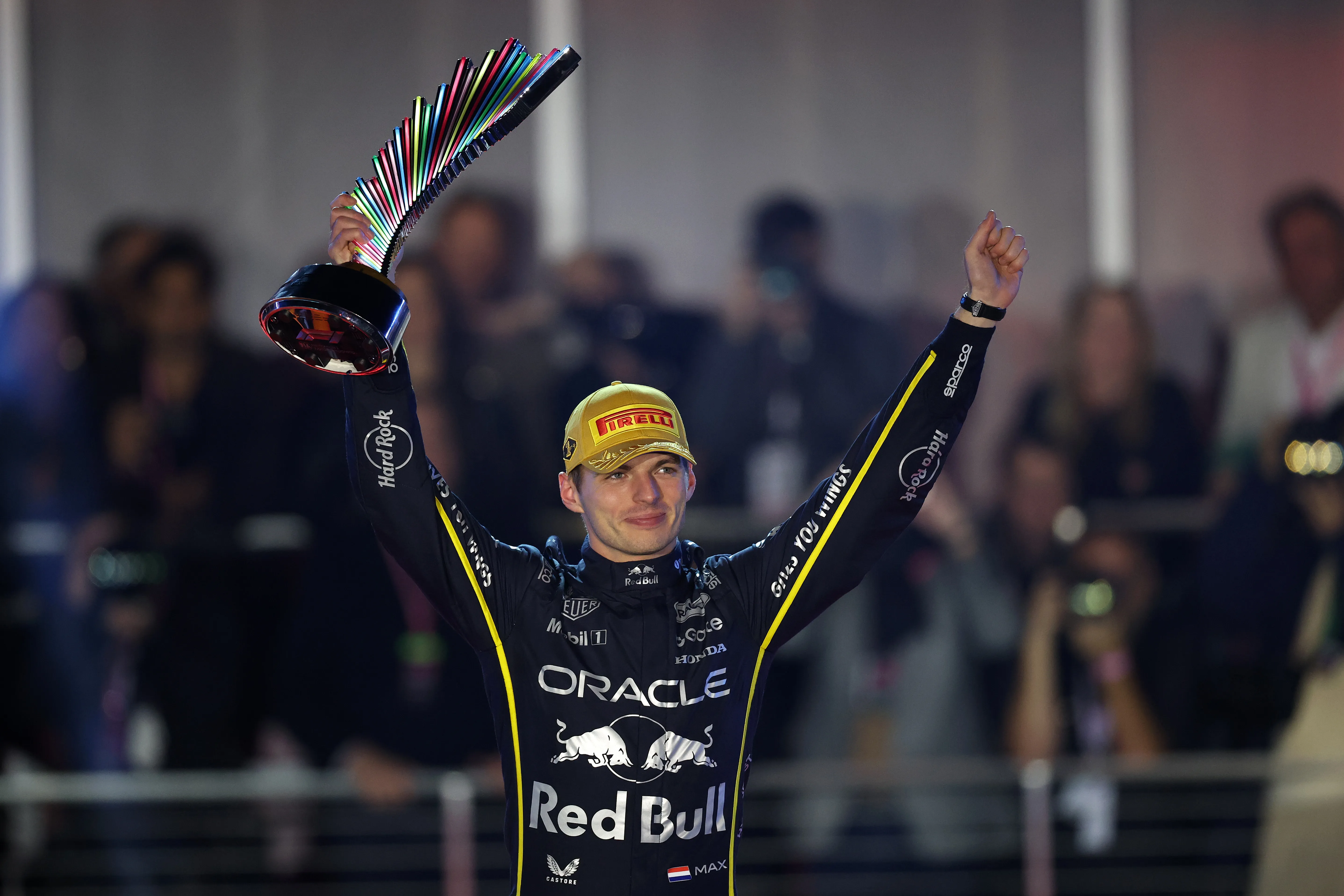 Max Verstappen ganó en Las Vegas (Getty Images)