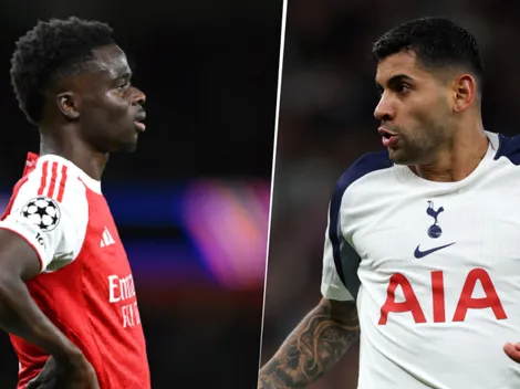 Las alineaciones de Arsenal vs. Tottenham por la Jornada 12 de la Premier League