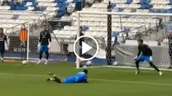 Anthony Martial se llevó la ovación en el entrenamiento.