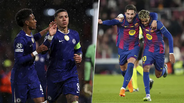Chelsea y Barcelona se enfrentan en la Champions League