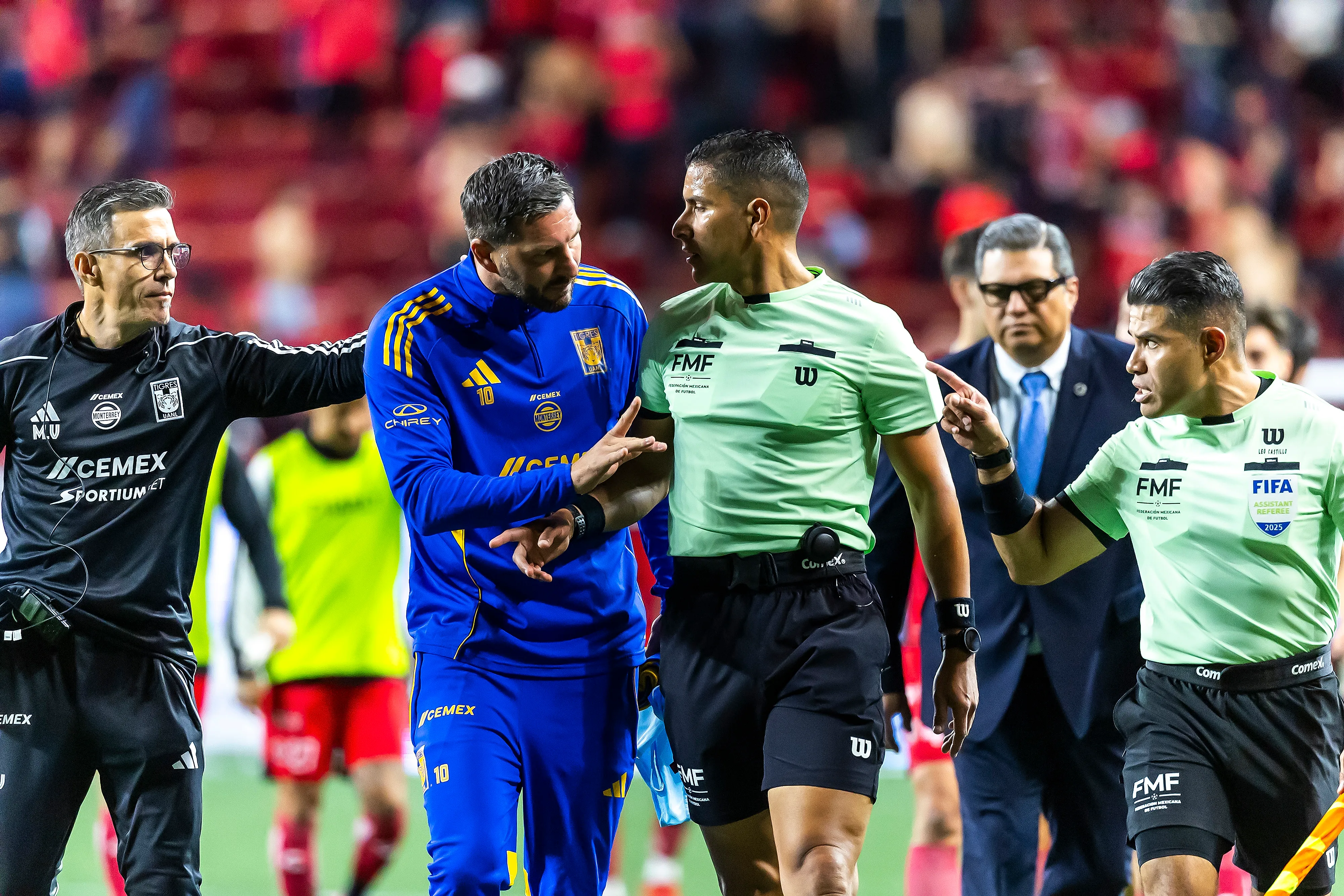 Todo Tigres, contrariado tras la goleada [Foto: Getty]