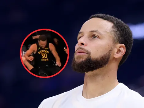El video de la lesión de Curry en Warriors con más de 520.000 vistas