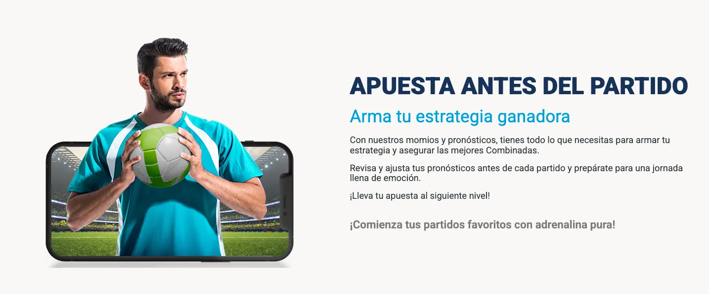 Apuesta antes del partido con Betcris