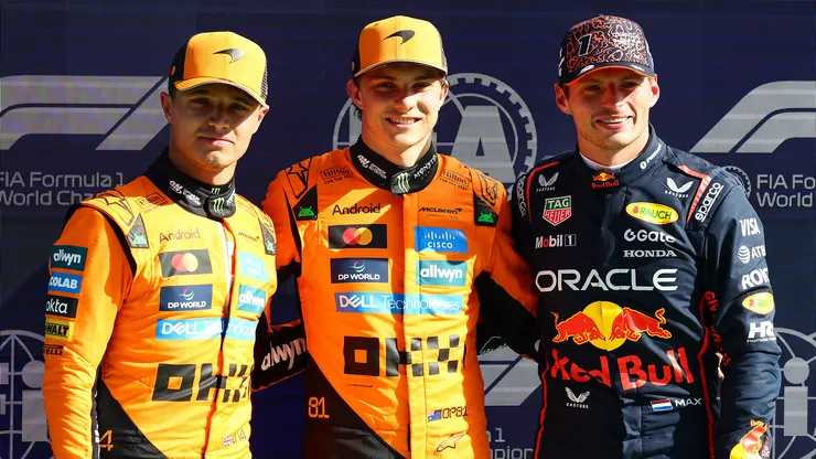 Lando Norris, Oscar Piastri y Max Verstappen luchan por el campeonato