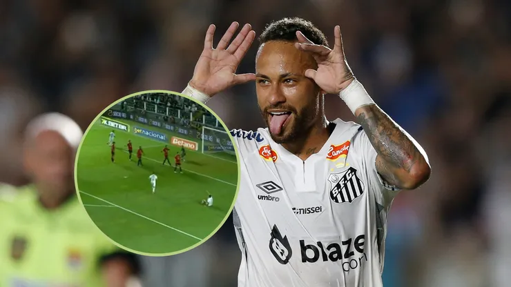 Neymar marcó un gol clave sin estar al 100%.