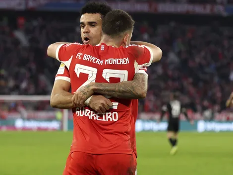 ¡Asistencia de taco! El genial pase de Luis Díaz en el partido de Bayern