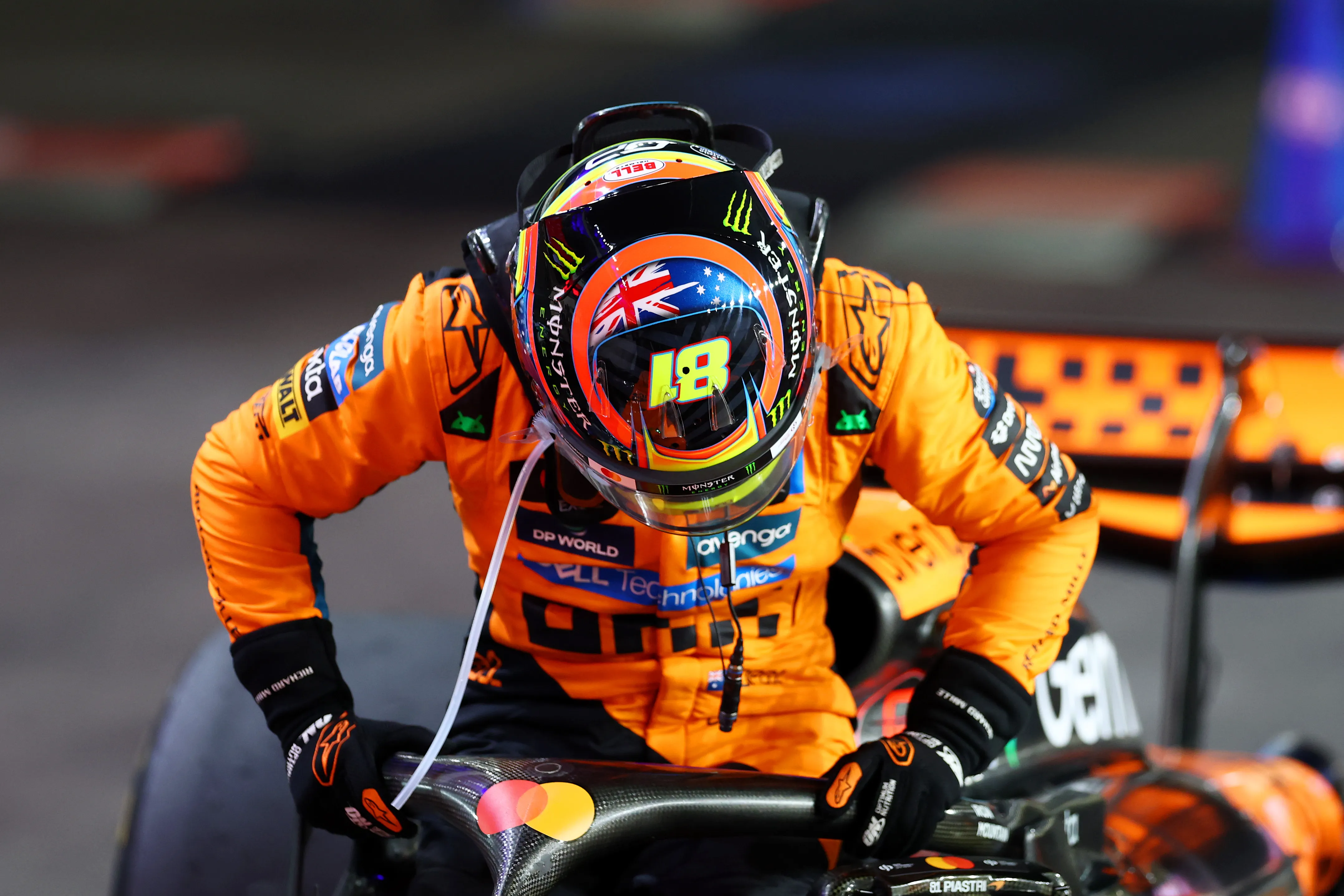 Oscar Piastri hizo la pole en la qualy (GETTY IMAGES)