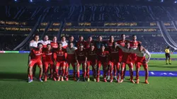 El público apuntó contra un jugador del equipo.