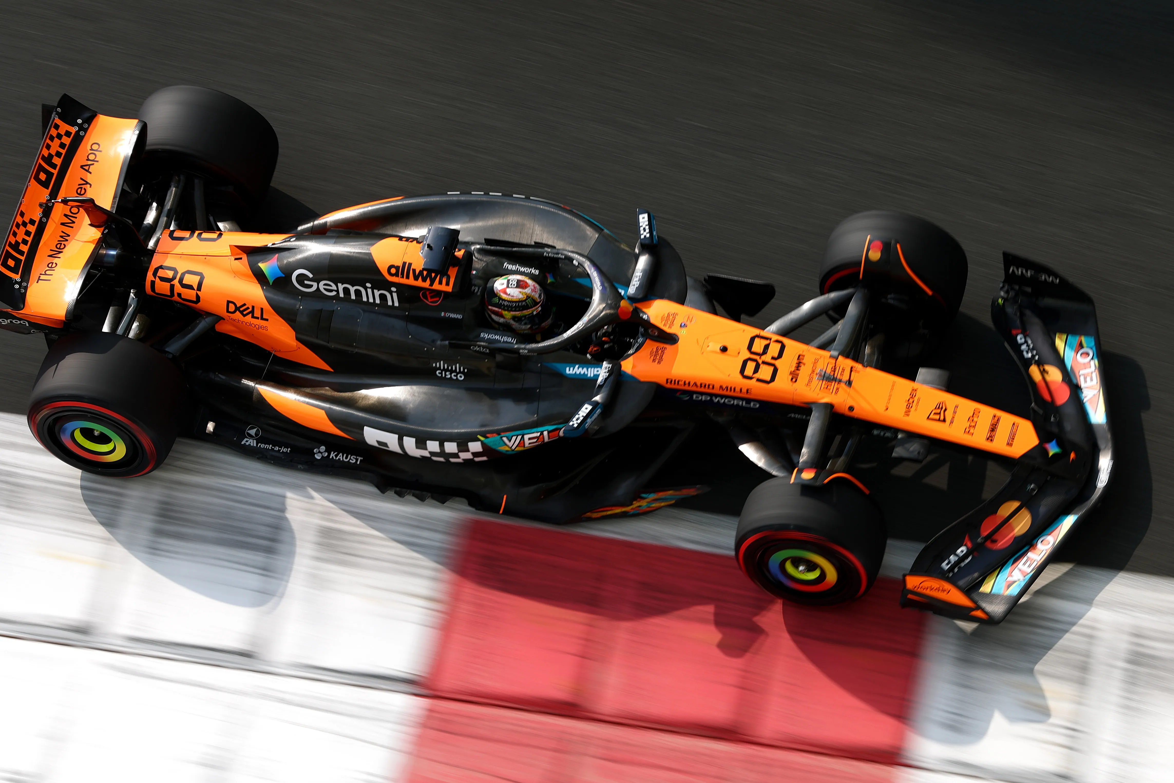 Pato O’Ward en la FP1 del Gran Premio de Abu Dhabi 2025 (Getty Images)