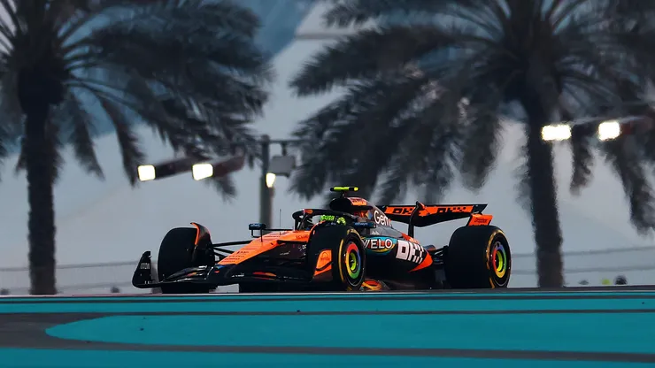 Lando Norris lideró las Prácticas Libres de viernes en Abu Dhabi