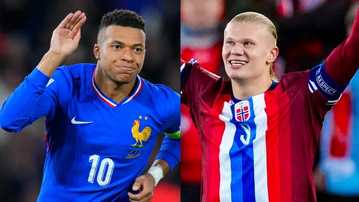 Mbappé y Haaland, cara a cara en la Copa del Mundo.