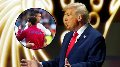 Trump y una marcada inclinación sobre CR7.
