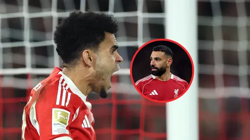 Luis Díaz y Mohamed Salah ganaron juntos una Premier League con Liverpool.