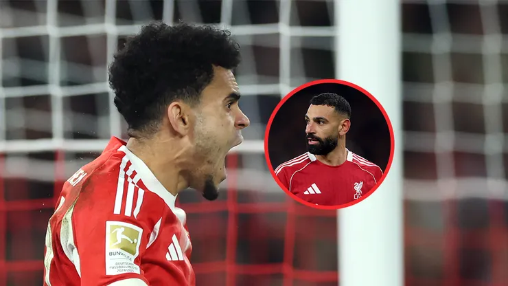 Luis Díaz y Mohamed Salah ganaron juntos una Premier League con Liverpool.