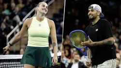 Nick Kyrgios y Aryna Sabalenka en la Batalla de los Sexos
