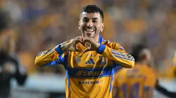 Ángel Correa celebra su gol en la final contra Toluca