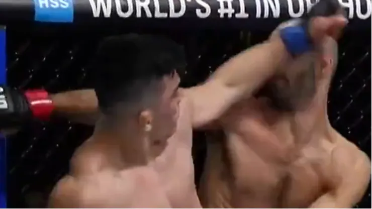 Kevin Vallejos terminó con Giga Chikadze de forma letal.