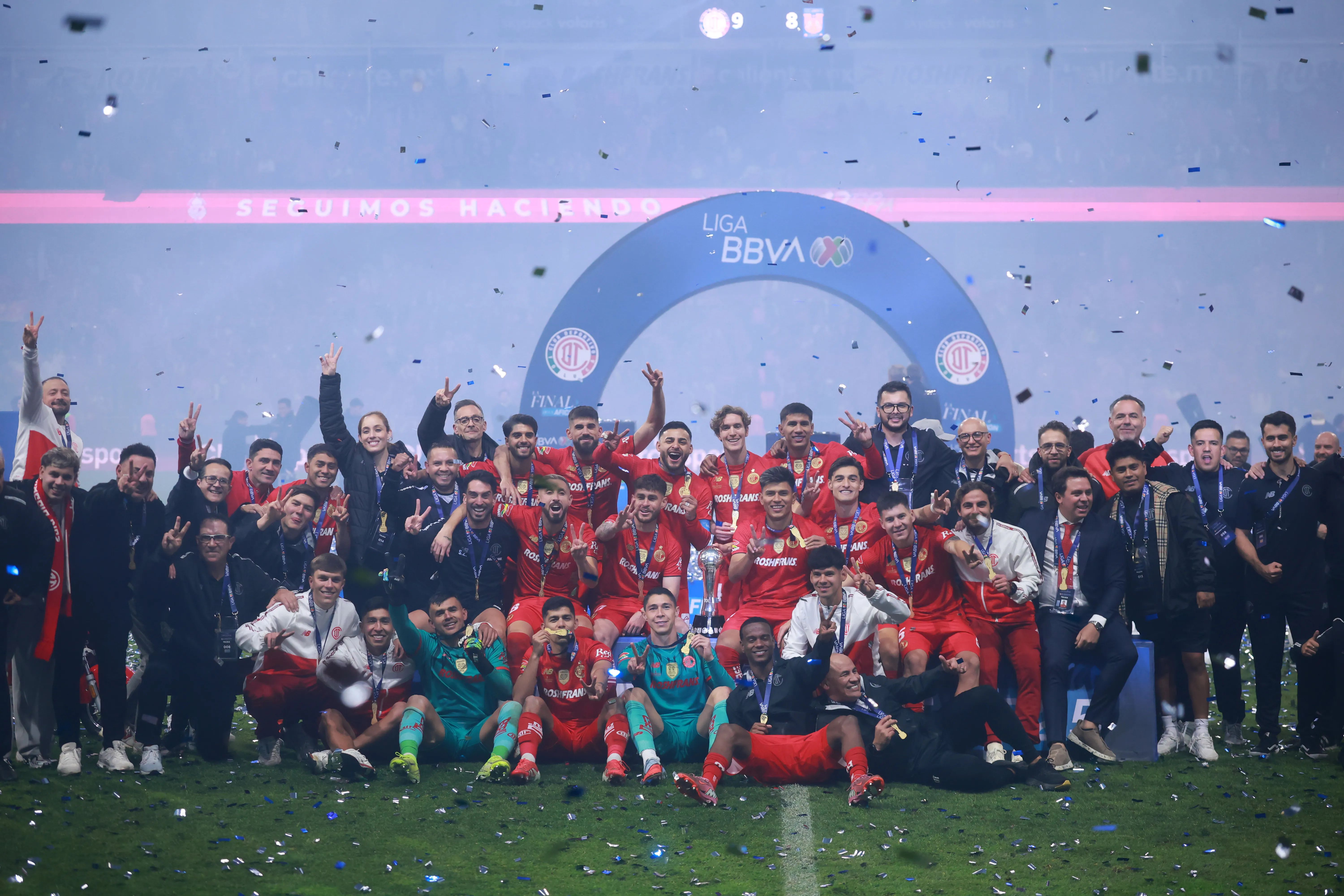 Toluca bicampeón del futbol mexicano (Getty Images)