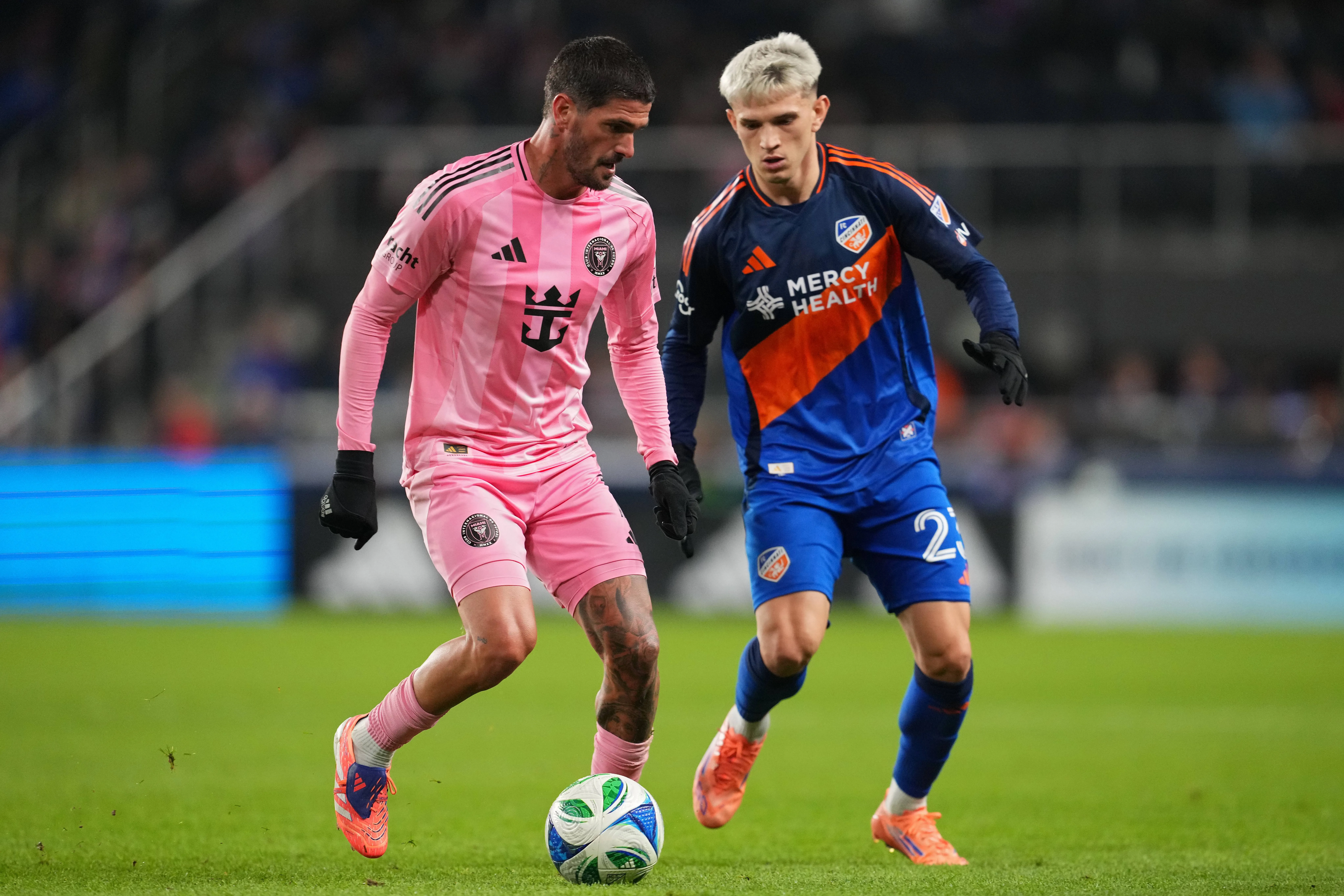 Luca Orellano en los Playoffs de la MLS ante Inter Miami (Getty Images)