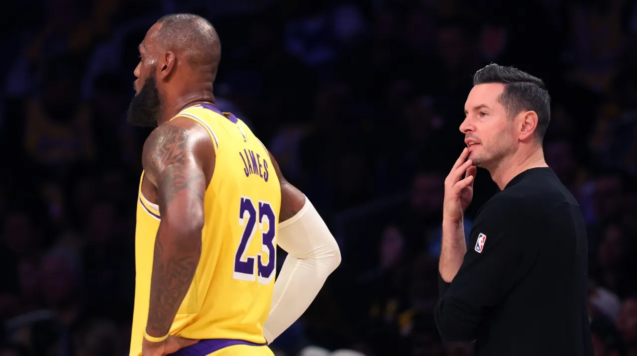 Redick habló del tiro libre que LeBron no debía lanzar en Lakers. (Foto: Getty Images)