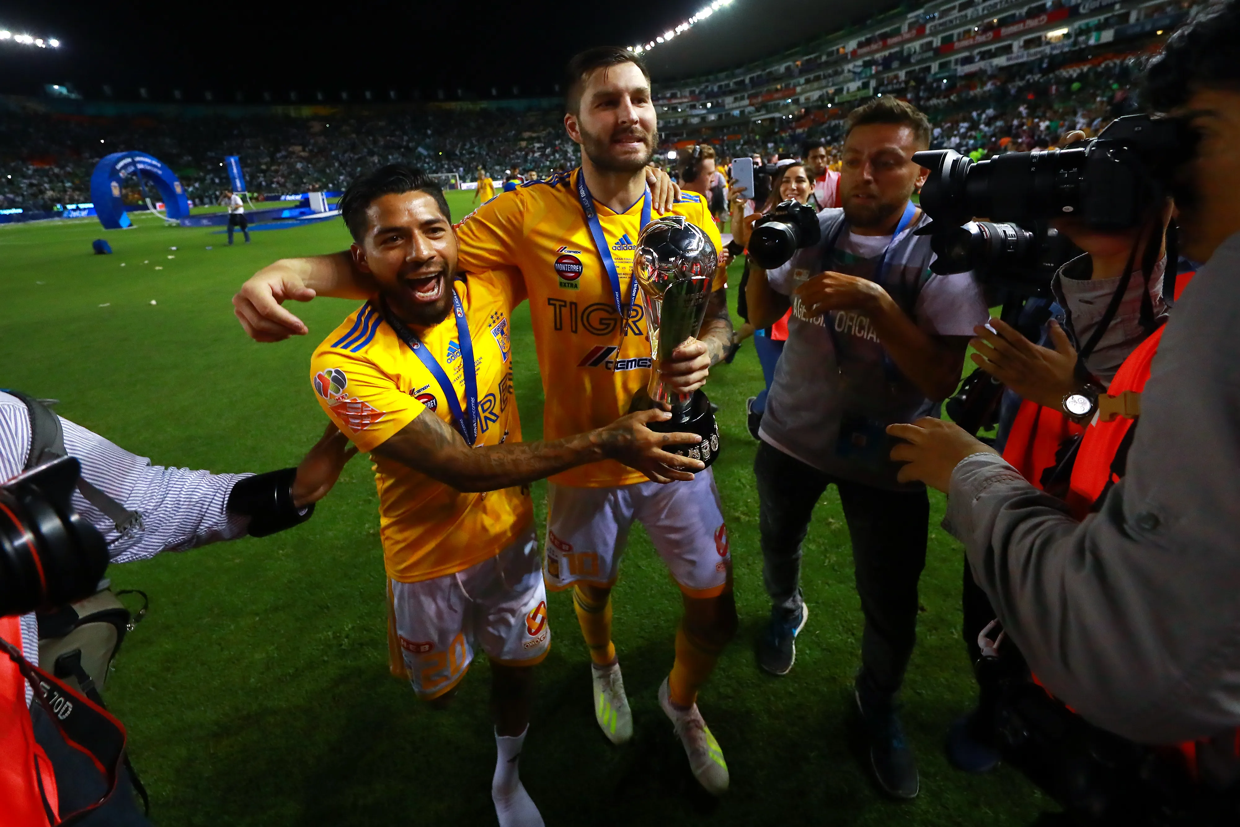 Javier Aquino, uno de los pilares de los mejores Tigres de la historia (Getty Images)