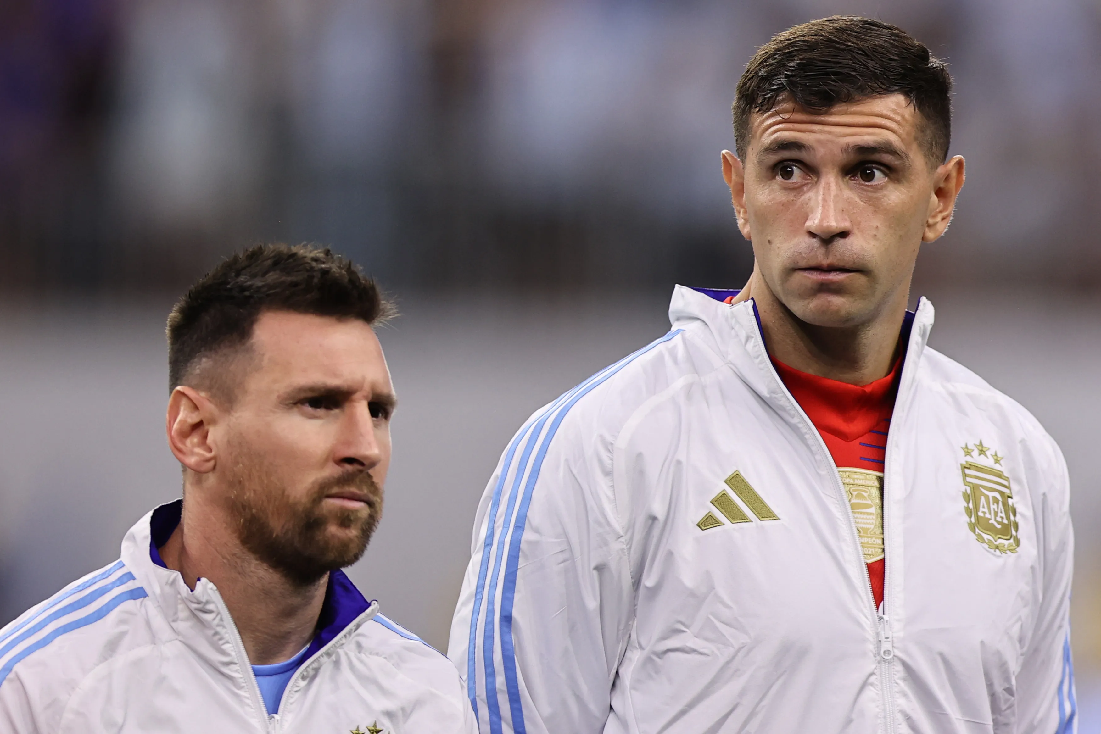 Messi y Dibu Martínez, compañeros en Argentina [foto: Getty]