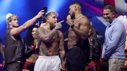 Jake Paul y Anthony Joshua, cara a cara.