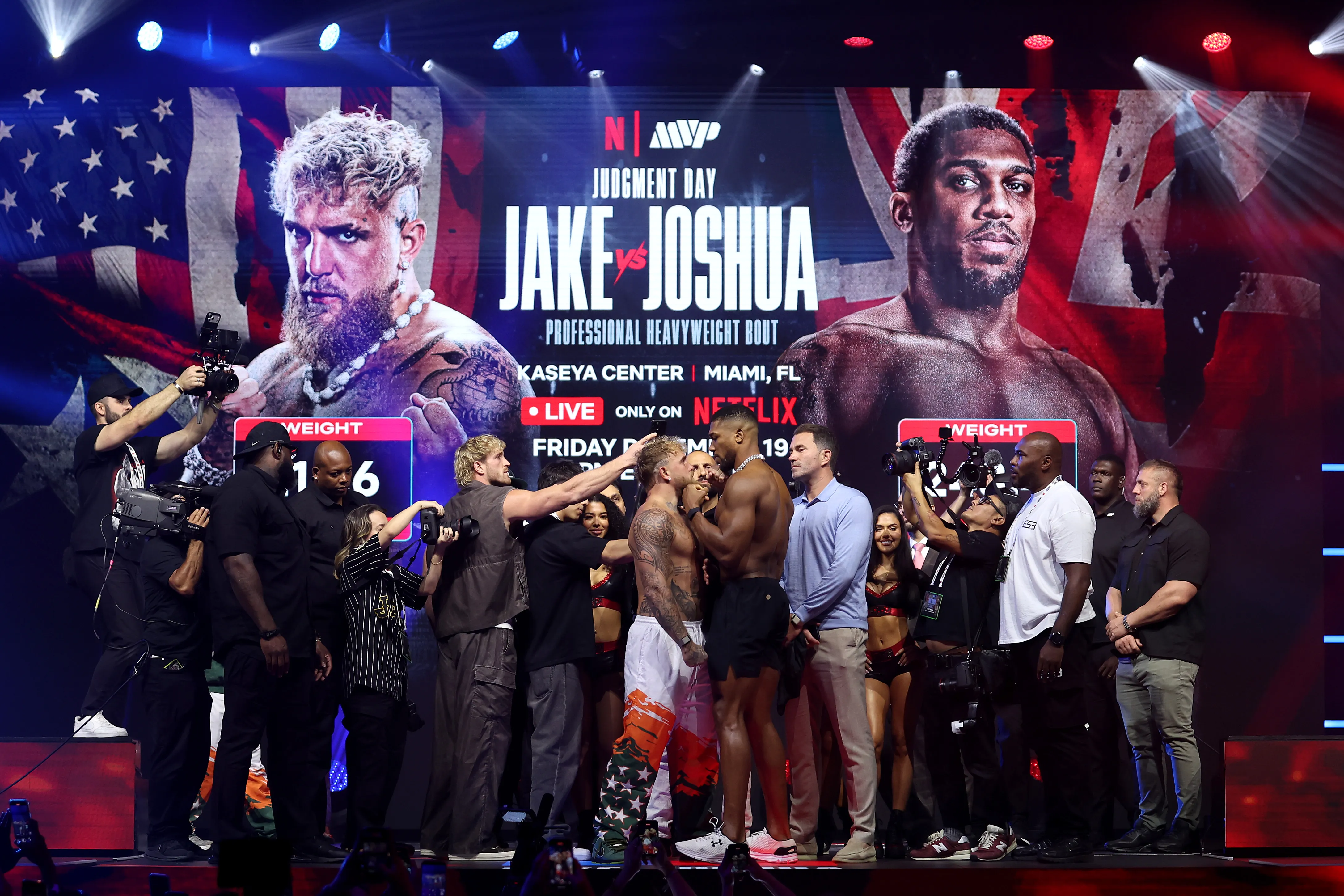 Se viene la pelea entre Jake Paul y Anthony Joshua en Miami [Foto: Getty]